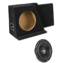 NVX VE-GM-SLVECG2-S10S Single 10" Sealed Enclosure with R2D2-10 Subwoofer
