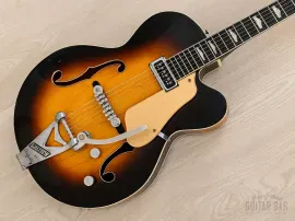 1957 Gretsch Streamliner 6190 Vintage Hollowbody Guitar Sunburst w/ Case