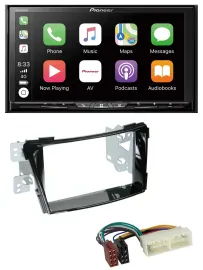 Автомагнитола Pioneer 2DIN, MP3, USB, DAB, DVD, Bluetooth для Hyundai i40 (с 2016), тип VF