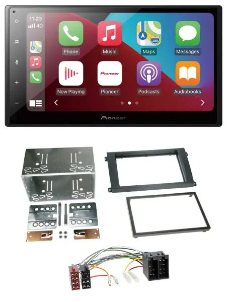 Pioneer USB MP3 DAB 2DIN Bluetooth Autoradio für Porsche Cayenne 2002-2007