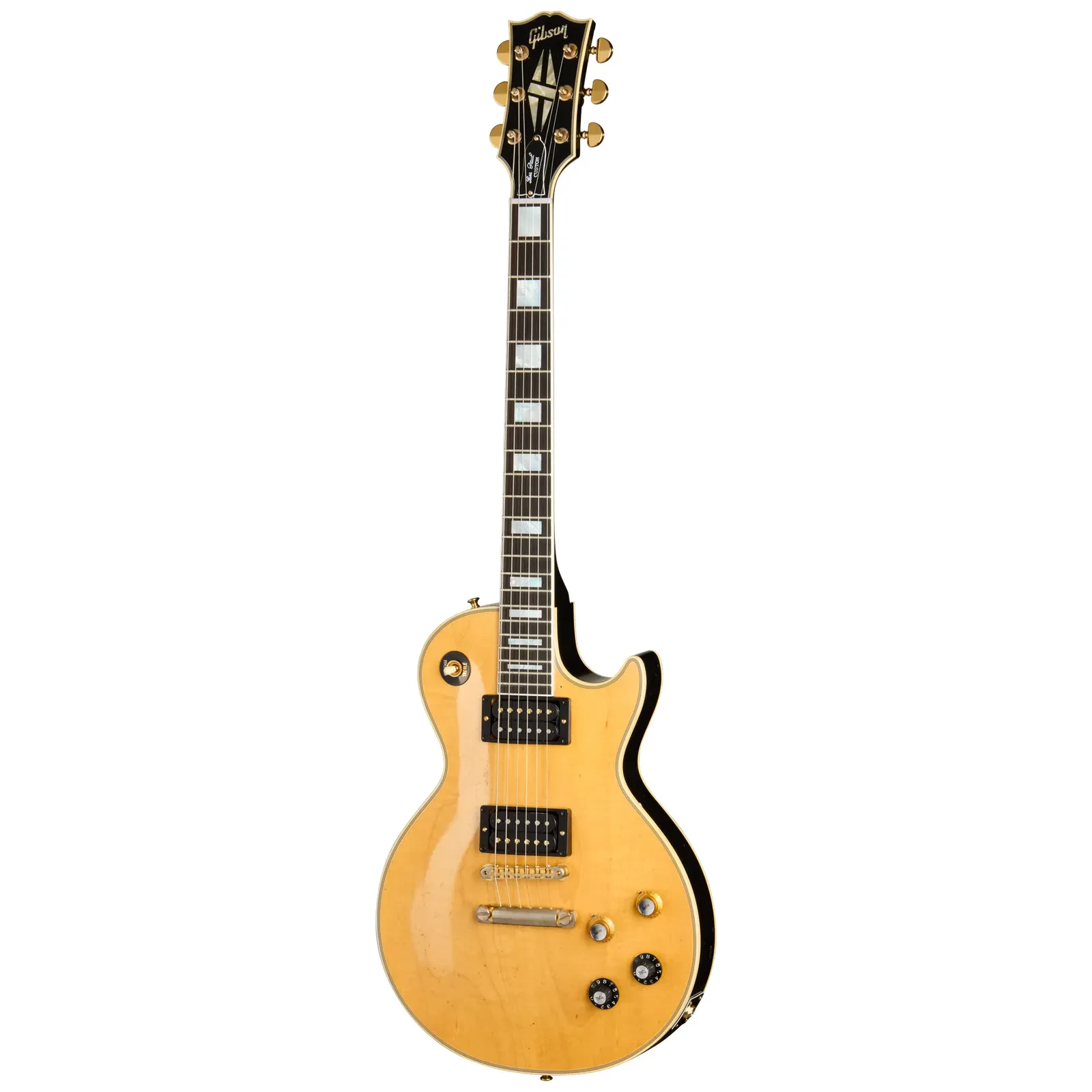 Электрогитара GIBSON Mick Ronson 1968 Les Paul Custom Collector's Edition Antique Natural