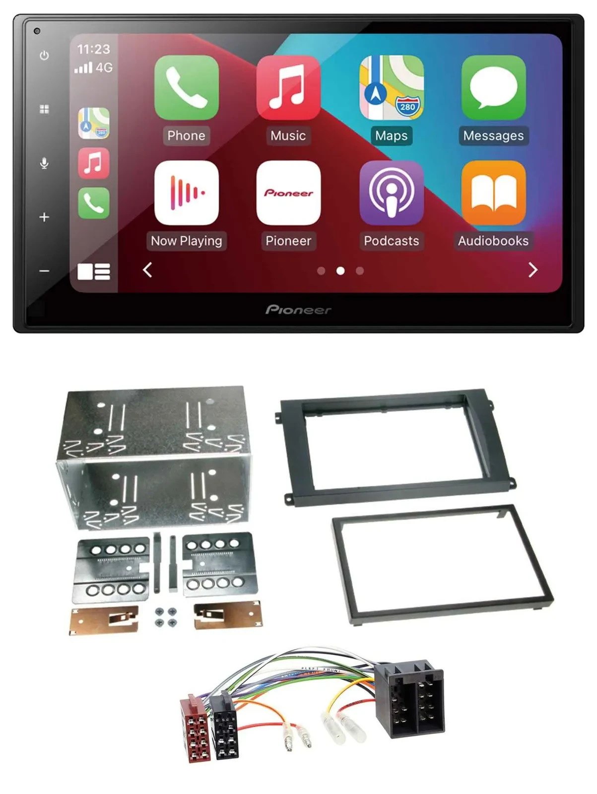 Автомагнитола для Porsche Cayenne (2002–2007) Pioneer 2-DIN USB MP3 DAB Bluetooth