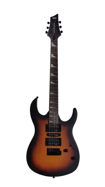 Электрогитара SQOE SEIB370 Superstrat HSH Matte Sunburst