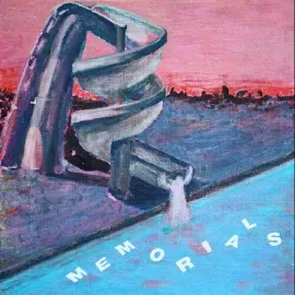 Виниловая пластинка The Memorials - Memorial Waterslides (BLUE VINYL) [New Vinyl LP] Blue, Colored V