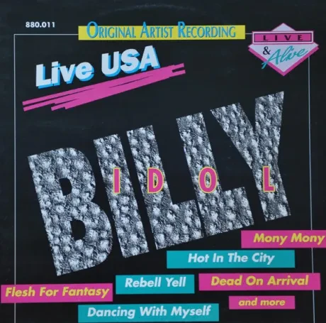 BILLY IDOL - Live USA (LP , Used)