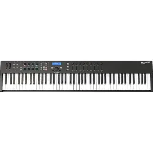Б/У MIDI-клавиатура Arturia KeyLab Essential 88 Black Edition 88-Key, черный, с ПО Analog Lab, Ableton Live Lite и UVI Model D