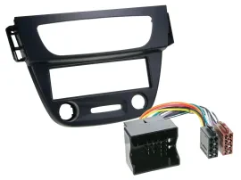 Einbauset DIN Autoradio für Renault Megane 3 09-14 Quadlock schwarz