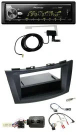 Автомагнитола Pioneer Bluetooth, DAB, USB, для Suzuki Swift Sport (с 2011), чёрная, с поддержкой управления на руле
