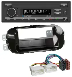 Blaupunkt USB DAB Bluetooth MP3 Autoradio für Kia Soul PS ab 14 piano-schwarz