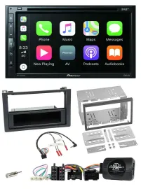 Pioneer DVD 2DIN Lenkrad DAB Bluetooth USB Autoradio für Saab 9-3 2008-2012