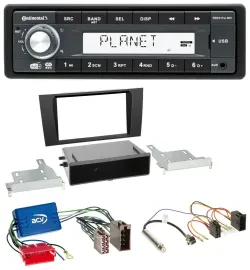 Continental MP3 AUX USB DAB 1DIN Autoradio für Audi A4 B5 99-01 Symphony Aktivsy