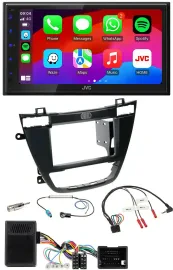JVC Bluetooth USB Lenkrad 2DIN DAB Autoradio für Opel Insignia ab 08 schwarz