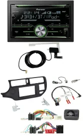 Pioneer CD USB Lenkrad Bluetooth 2DIN DAB Autoradio für Kia Rio UB 11-15 schwarz