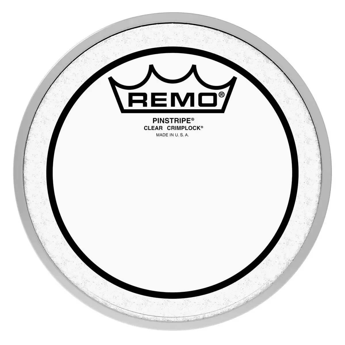 Пластик для барабана Remo 6" Pinstripe Clear Crimplock