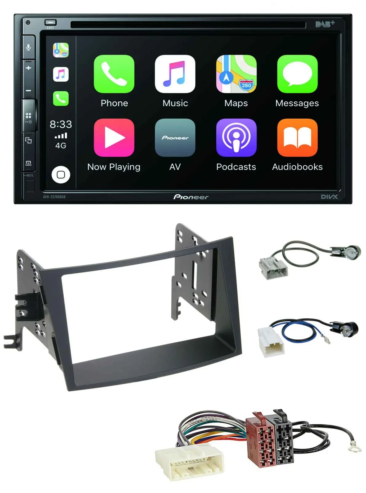 Pioneer DVD 2DIN MP3 DAB Bluetooth USB Autoradio für Subaru Legacy Outback ab 09