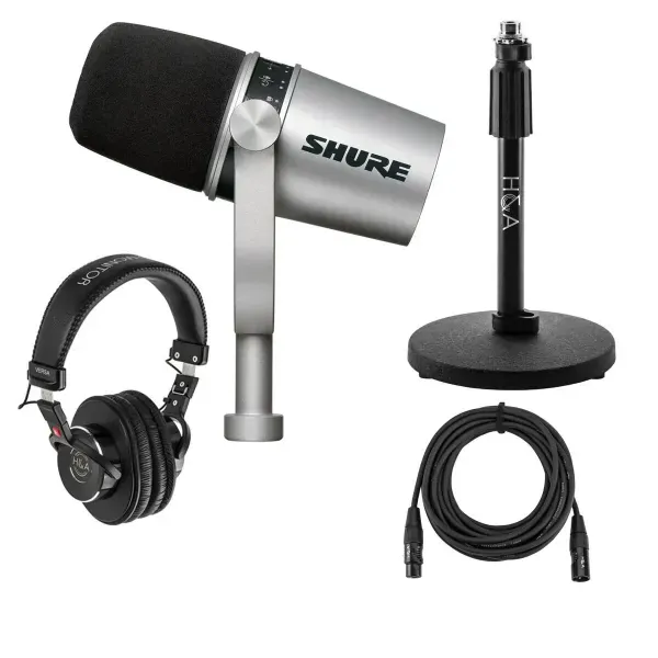 USB-микрофон Shure MV7 Silver