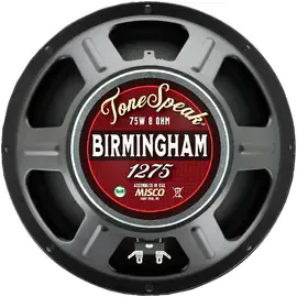 Динамик ToneSpeak Birmingham 1275 12" 75W Guitar Speaker 8 Ohm
