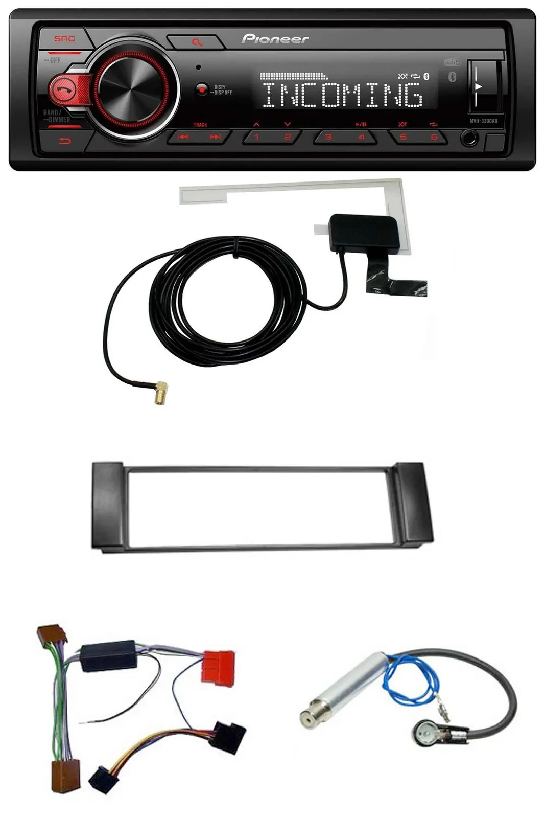 Pioneer USB MP3 DAB Bluetooth Autoradio für Audi A3 8L 00-03 A6 C5 00-04 Aktivsy