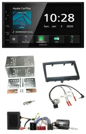 Kenwood Bluetooth Lenkrad DAB USB 2DIN Autoradio für Porsche Boxster 911 Cayman
