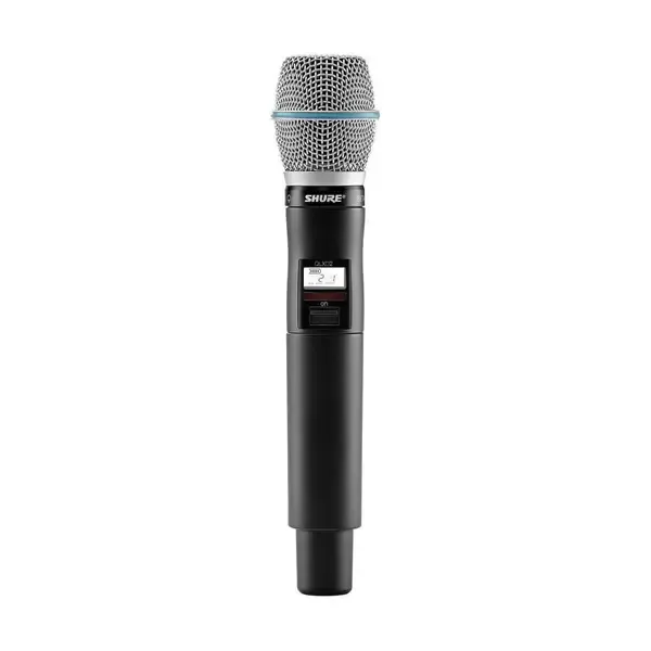 Передатчик для радиосистем Shure QLXD2 Handheld Wireless Mic Transmitter with BETA87A Cartridge, 470-534MHz