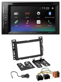 Автомагнитола для Chevrolet Opel GT (2007–2009) Pioneer 2DIN, Bluetooth, USB, MP3, DAB, DVD