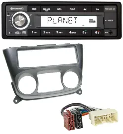 Continental USB 1DIN AUX DAB MP3 Autoradio für Nissan Almera N16 (ab 2000)