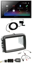 Pioneer DAB Lenkrad Bluetooth 2DIN USB Autoradio für Fiat 500 L ab 2012
