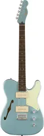 Электрогитара полуакустическая Fender Squier Paranormal Cabronita Telecaster Thinline Ice Blue Metallic