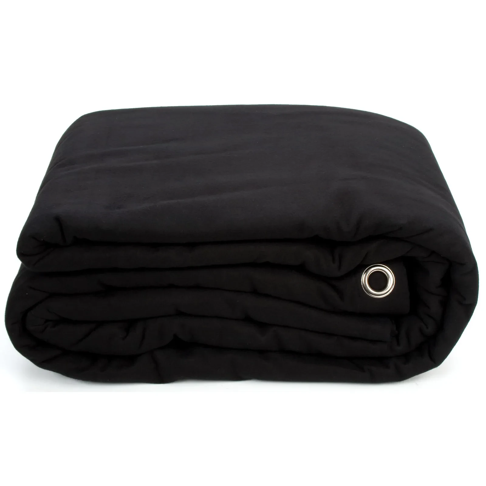 Backdrop 600x500cm B1 Zertifiziert Schwer Entflammbar Geöst 300g/qm Schwarz