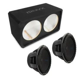 Сабвуфер пассивный NVX NE122S Dual 12", sealed, 3/4" MDF с сабвуфером CompQ