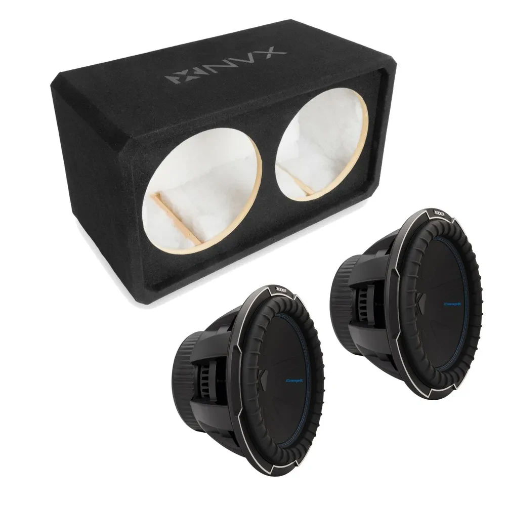 Сабвуфер пассивный NVX NE122S Dual 12", sealed, 3/4" MDF с сабвуфером CompQ