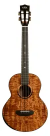 KALA KA-CT-SA-BG - Contour All Solid Gloss Acacia Baritone Ukulele, with Bag