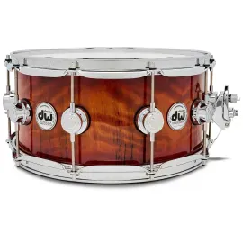 DW Collector's SSC Vavona Exotic Snare Drum 14 x 6.5 in. Deep Rich Red Burst