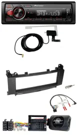 Автомагнитола Pioneer 1-DIN, MP3, DAB, USB, совместимая с кнопками на руле, для Mercedes A-Class (2005–2012) и B-Class