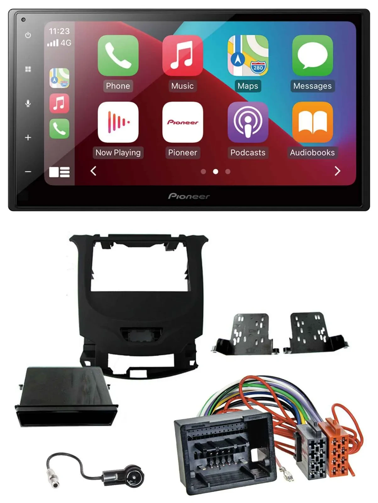 Pioneer USB MP3 DAB 2DIN Bluetooth Autoradio für Chevrolet Cruze ab 16 Klavierla