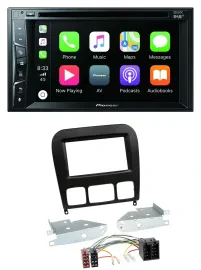 Pioneer MP3 USB DVD Bluetooth DAB 2DIN Autoradio für Mercedes S-Klasse 1998-2005
