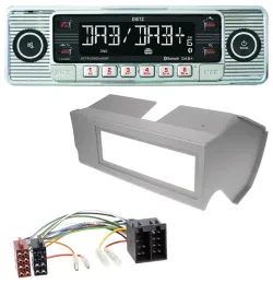 Dietz Bluetooth MP3 DAB USB Autoradio für Fiat Panda (bis 2002) - grau