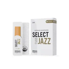 ORSF10SSX3M Organic Select Jazz Filed Трости для саксофона сопрано, размер 3M, 10шт, D'Addario