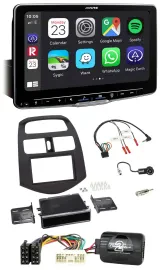 Alpine Bluetooth Lenkrad USB DAB Autoradio für Chevrolet Spark KLM 2012-2013