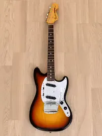 Электрогитара Fender Mustang '69 Vintage Reissue MG69 Sunburst w/gigbag Japan 2008