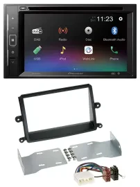 Автомагнитола Pioneer 2DIN, Bluetooth, USB, DAB, DVD для Mitsubishi L200 (2006–2015)