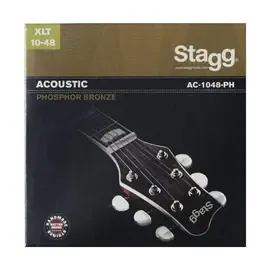 Струны для акустической гитары Stagg AC-1048-PH 10-48