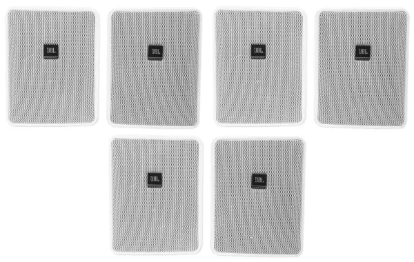 Настенная акустика JBL Control 25-1 White (6 штук)