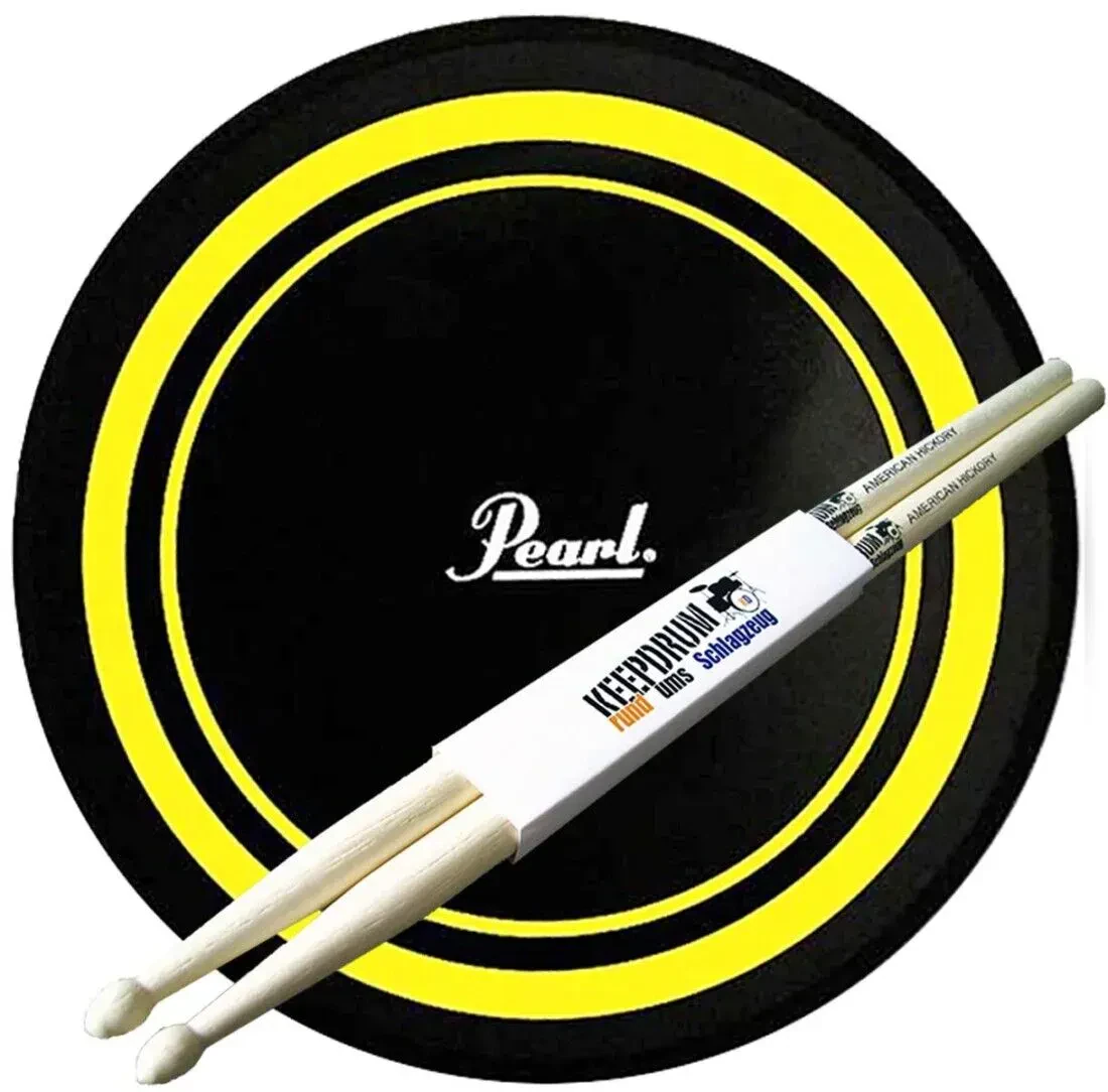 Пэд тренировочный Pearl PDR-08P с палочками