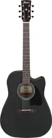 Электроакустическая гитара Ibanez AW247CE-WKH Weathered Black Open Pore