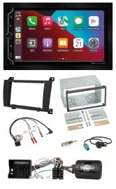 Автомагнитола ESX 2DIN DAB, Bluetooth, USB для Mercedes SLK R171 (2004–2008)