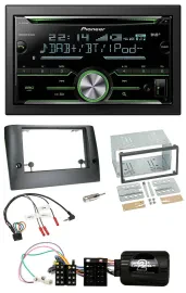Автомагнитола для Fiat Stilo 2005–2007 Pioneer Bluetooth DAB 2-DIN USB CD