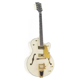 SE Big Boy Weiß Halbakustikgitarre Elektrisch Humbucker Tonabnehmer
