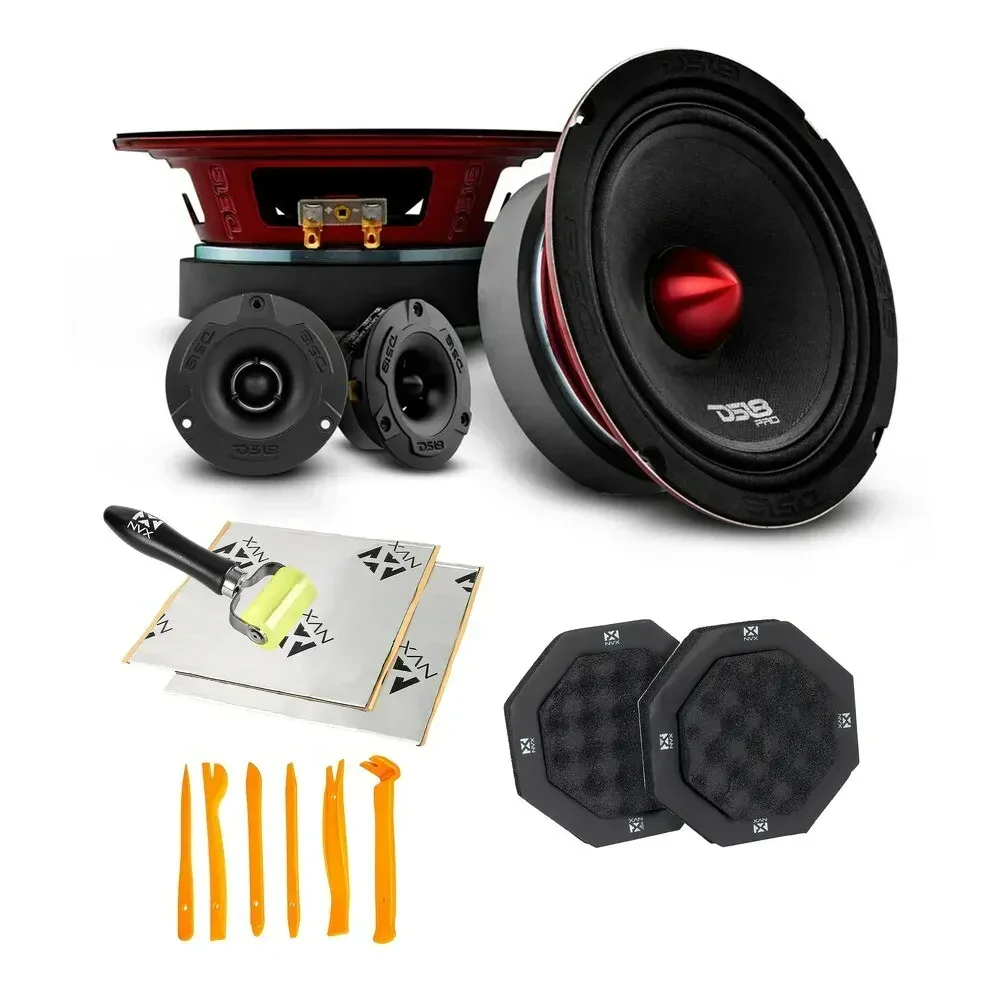 Динамик DS18 PRO-X6.4BMPK 6.5", 740W, средне-/ВЧ диапазон (набор)