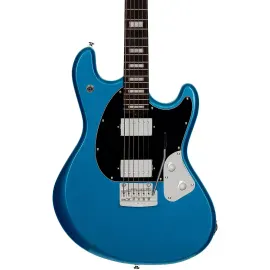Sterling by Music Man StingRay Baritone Electric Guitar  Toluca Lake Blue
